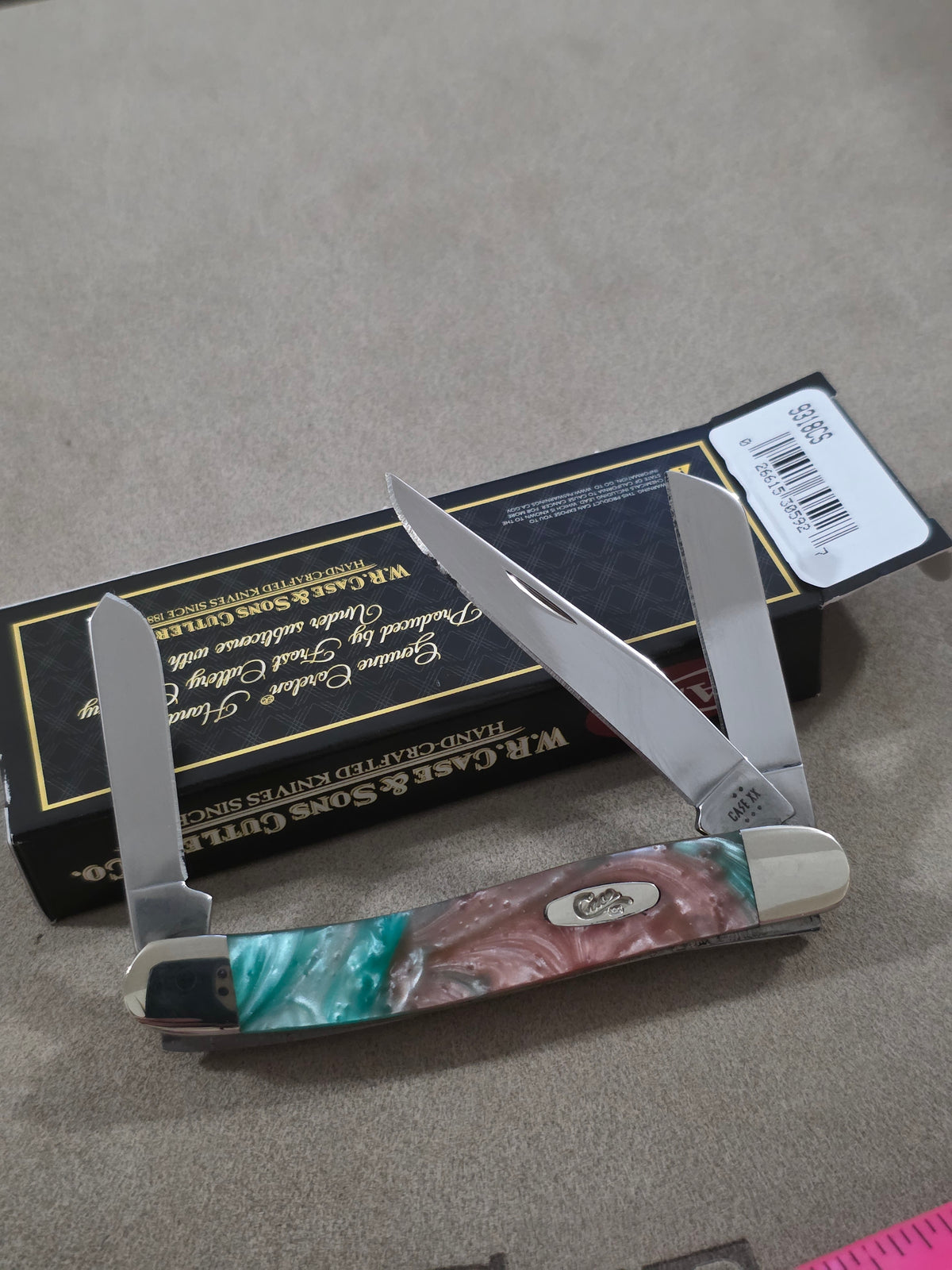 2025 Case XX Coral Sea Corelon Handle Stockman NIB 9318CS