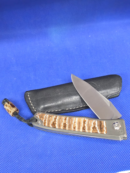 Arno Bernard Rinkhals Custom - Mammoth Tooth Handles Excellent Condition
