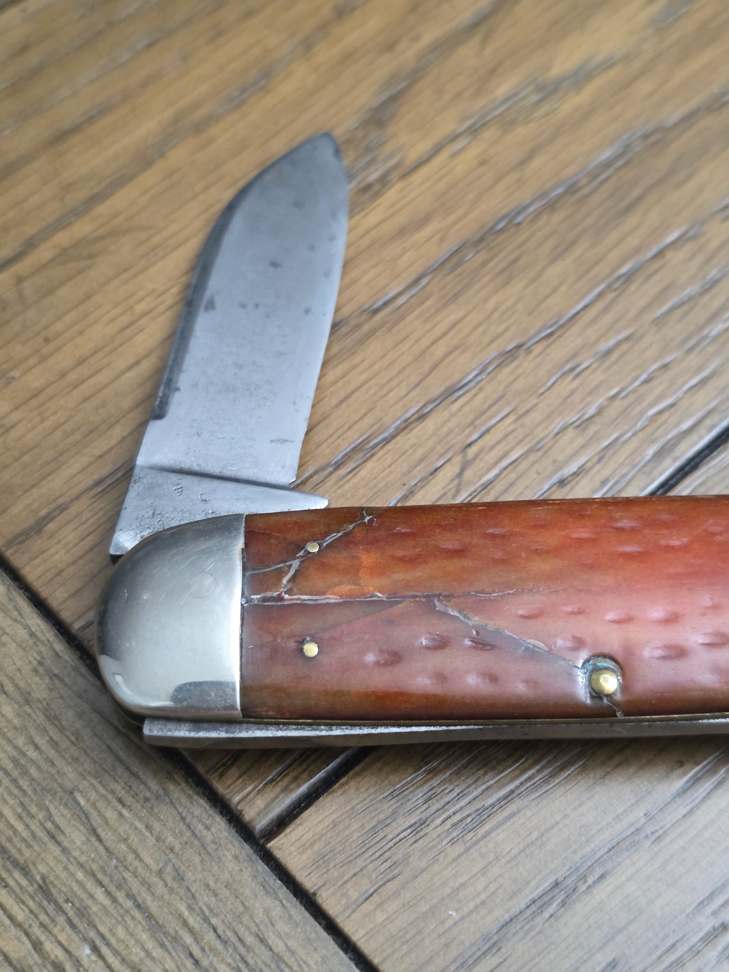 1940-64 Case XX Red Bone Elephant Toe Used