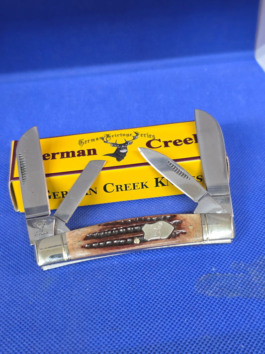 GERMAN CREEK  Congress - Antique Bone Stag Handles - EM2567064ABNJS