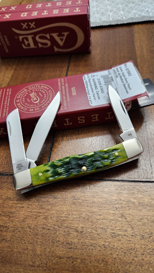 2025 Case XX Green Apple Jig Bone 6332 Stockman First Production Run 1 of 250 87862