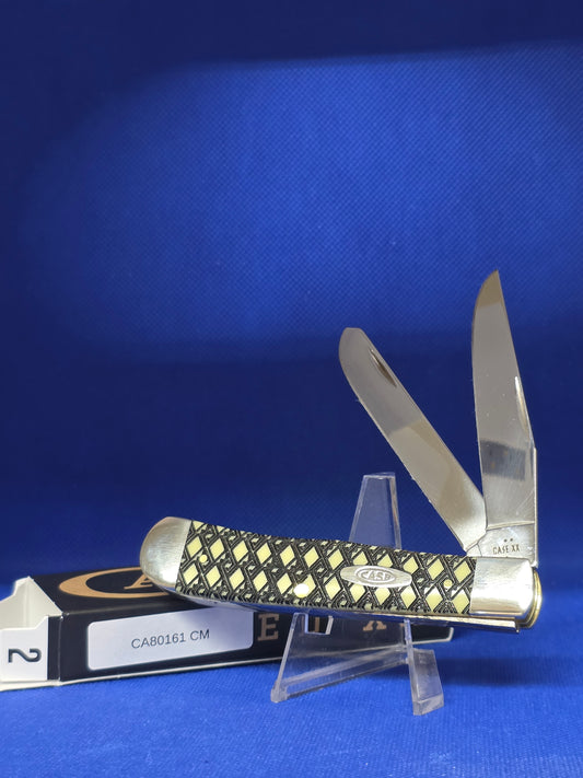 2025 Case XX Yellow Trapper with Celtic Maze 80161 CM SFO