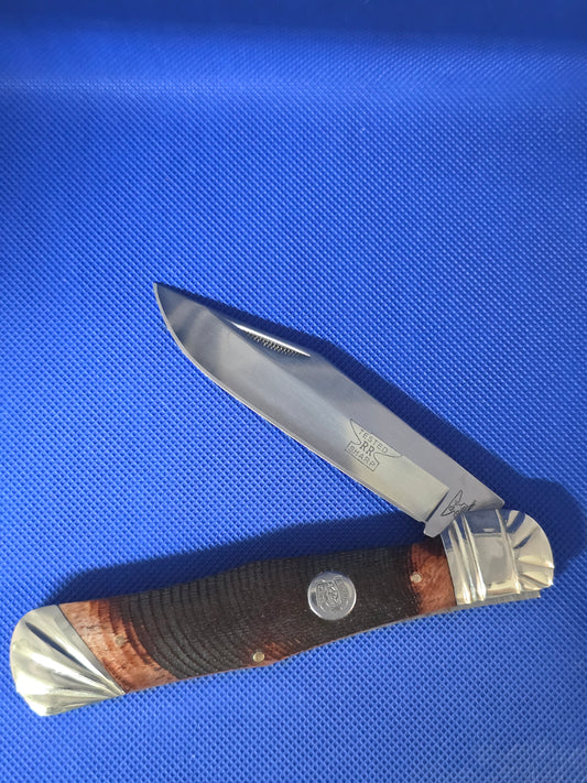 Rough Rider Brown Sawcut Bone Large Coke Bottle