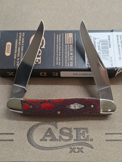 2026 Case XX Red Bone Muskrat Snake Skin SFO - 12517SS