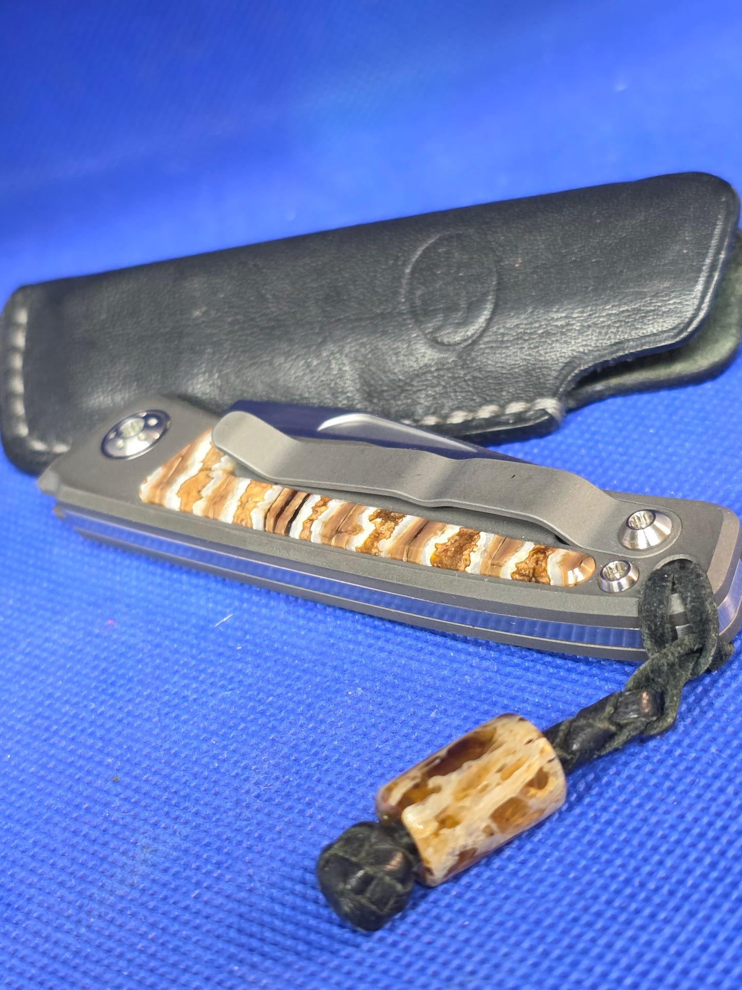 Arno Bernard Rinkhals Custom - Mammoth Tooth Handles Excellent Condition