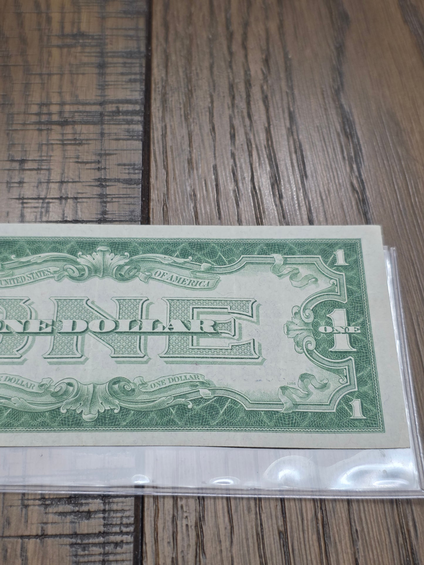 1928 Series A $1 Dollar Silver Certificate Funny Back  Blue Seal Note Uncirculated Condition