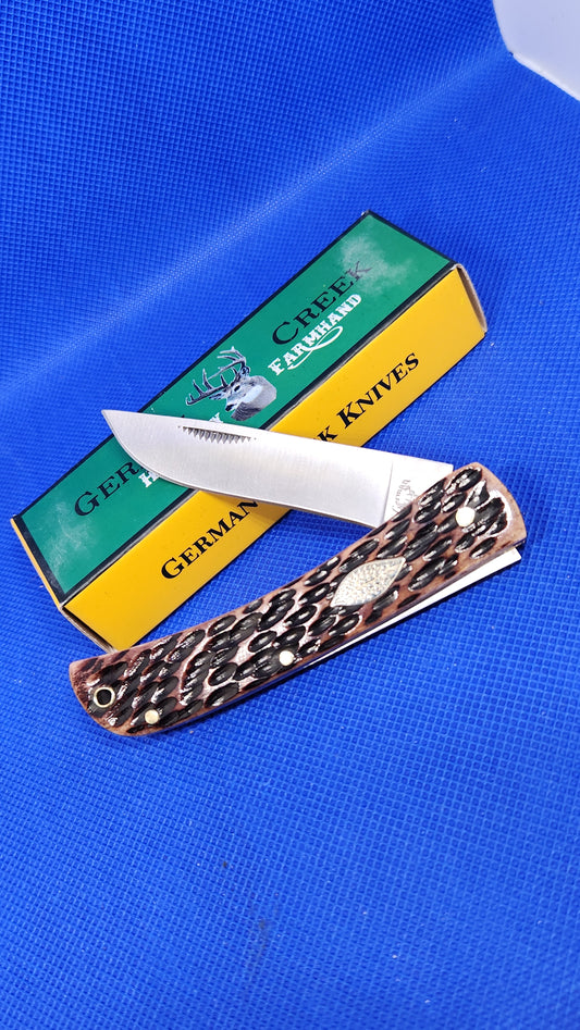 The Hillbilly Farmhand - Brown Tobacco Bone Handles - GCFH037BRJB