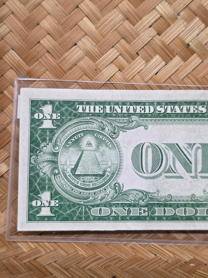 1935 Series A $1 Dollar Silver Certificate Blue Seal VF condition