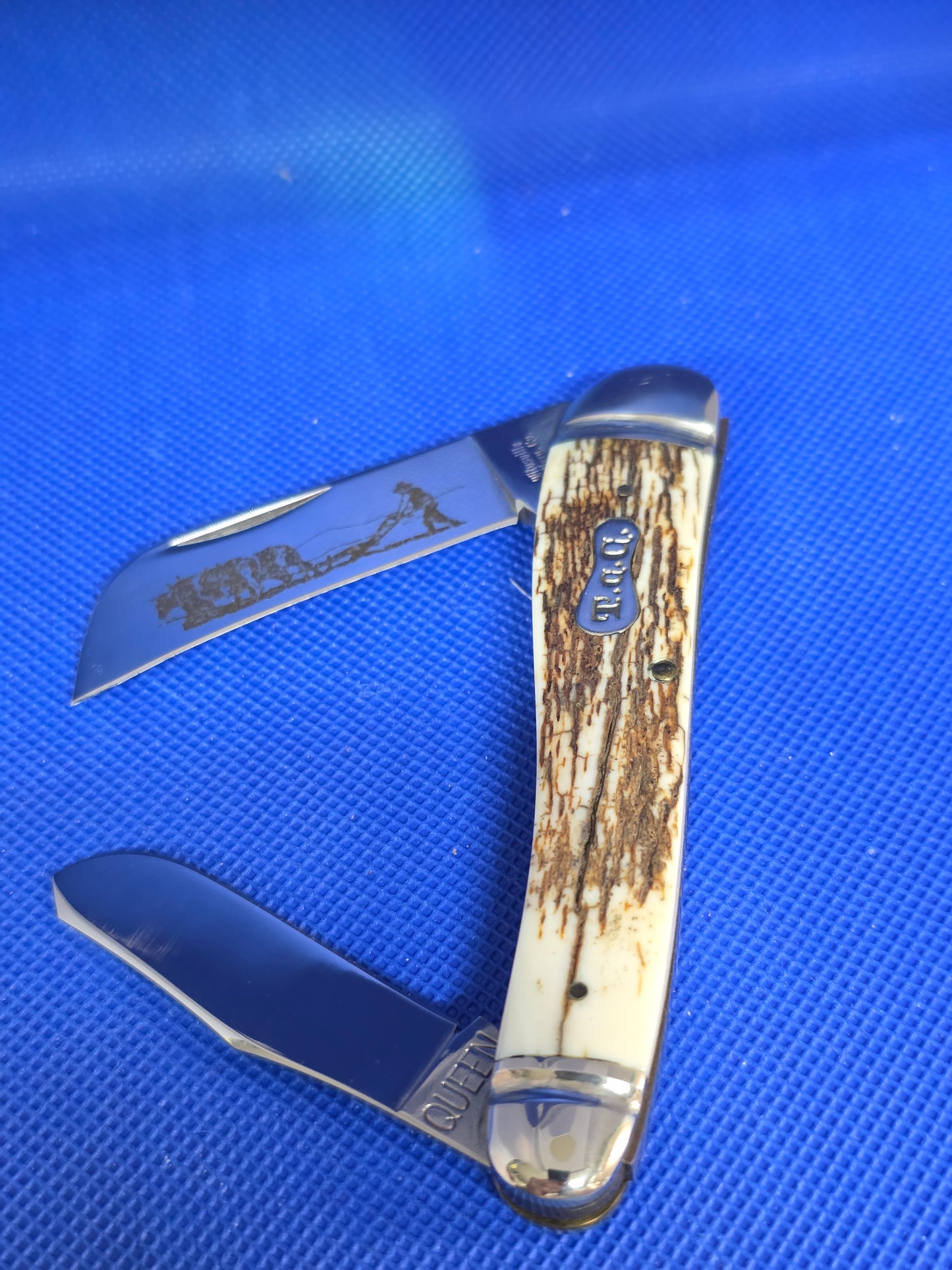 Titusville Cutlery Co. Mammoth Ivory Farmers Jack 1 of 100 2009 Series 3 by Queen TC09129MI