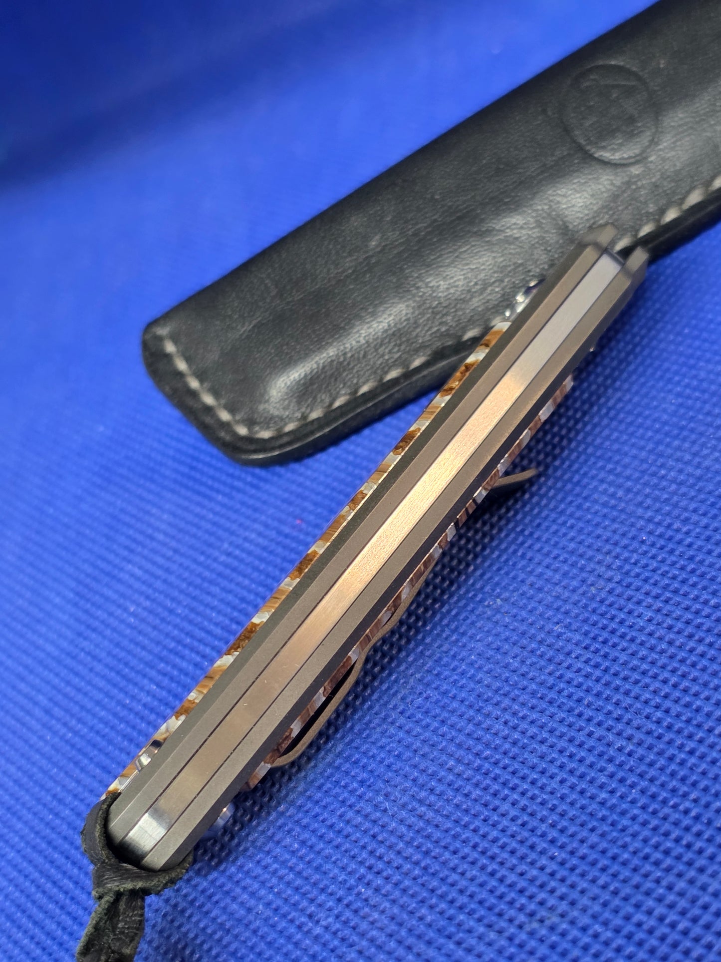 Arno Bernard Rinkhals Custom - Mammoth Tooth Handles Excellent Condition
