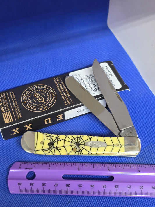 2025 Case XX Yellow Trapper Spider Web 80161 SW SFO
