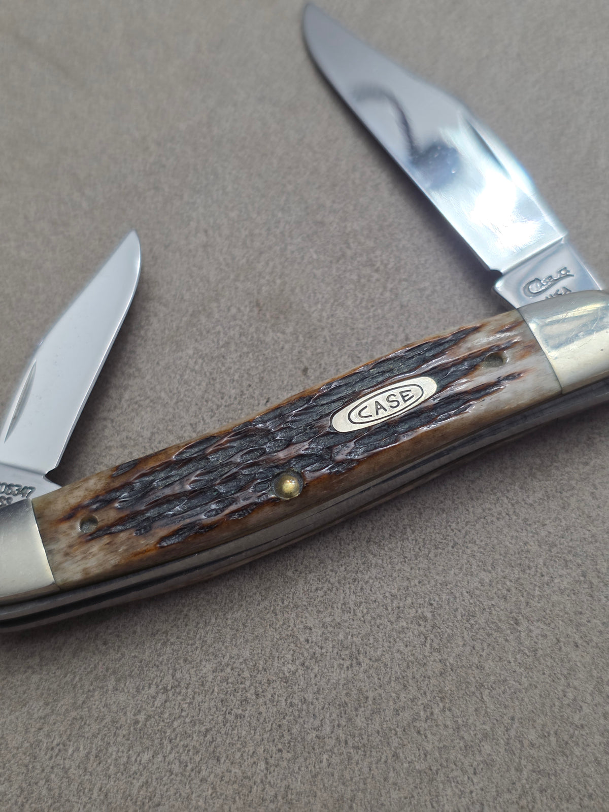 1993 Case XX PS06347 47 Pattern Whittler Sugar Bone Handles