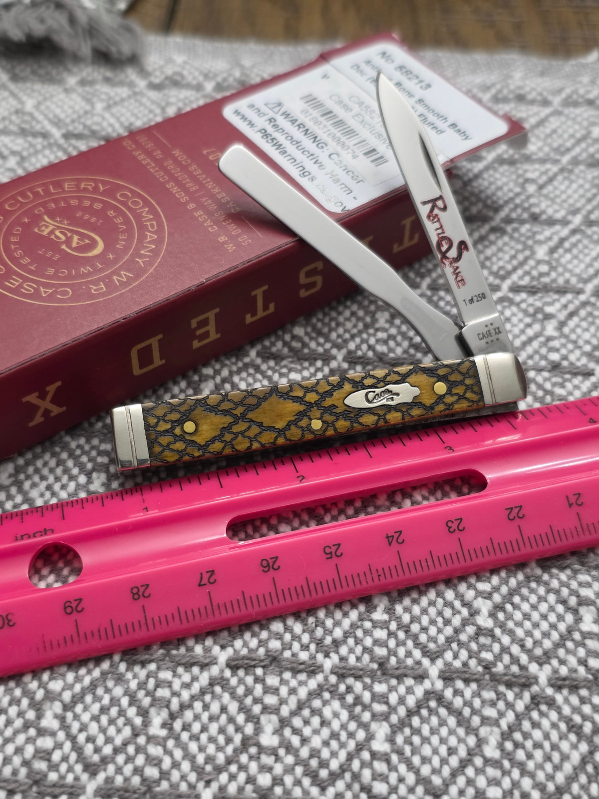 2025 Case XX Rattle Snake Baby Doc Exclusive 1 of 250 NIB 58213-E