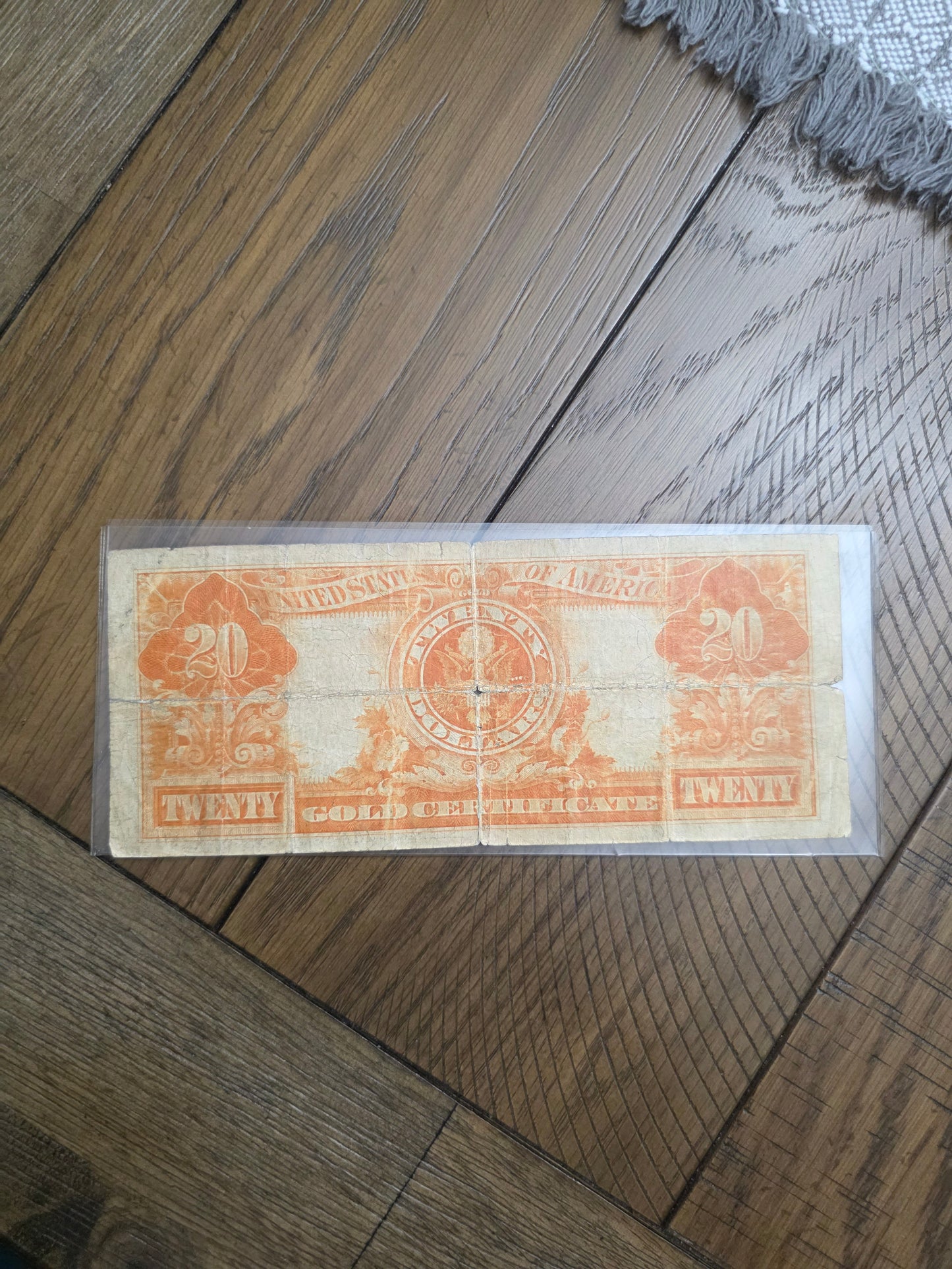 1922 Series Large Size $20 Gold Certificate