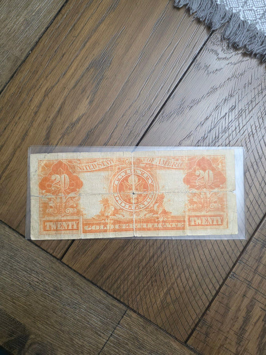 1922 Series Large Size $20 Gold Certificate