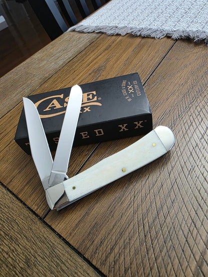 2025 Case XX Natural Bone Trapper - 60th Anniversary Ed Jessup Knife 1 of 50