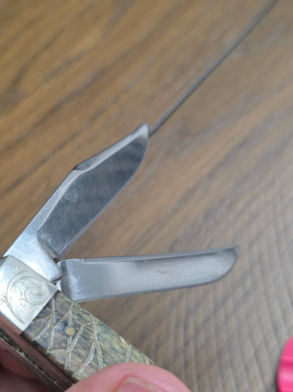 2005 Case XX Arrowhead jigged bone Saddlehorn SMKW Exclusive