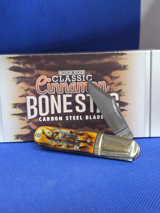 Rough Ryder Classic Cinnamon Stag Barlow Carbon Steel RR2429