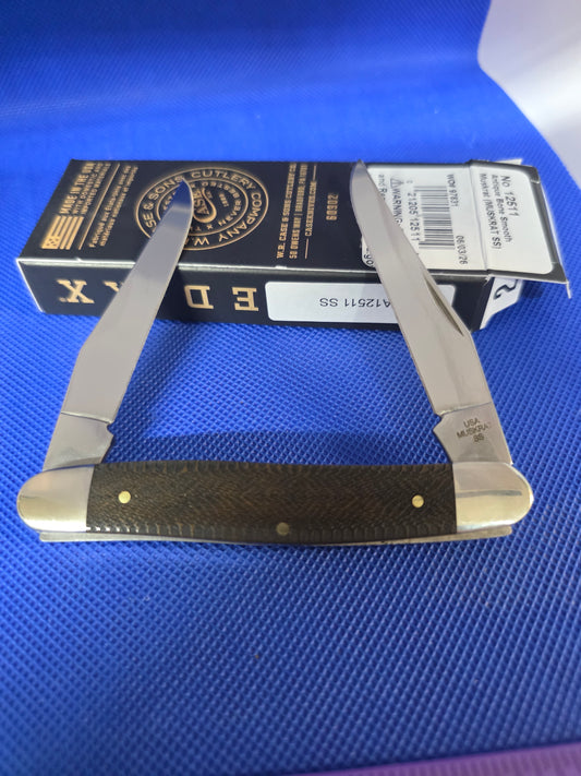 2026 Case XX Smooth Antique Bone Muskrat Snake Skin SFO - 12511 SS