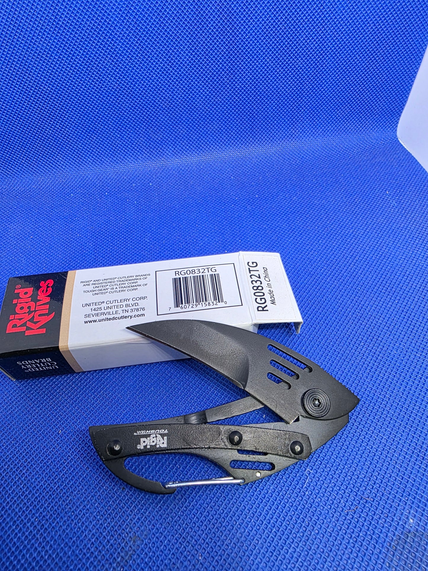 Rigid Tough Gear - Wharncliffe Frame lock - Skelton Handle - RG0832TG