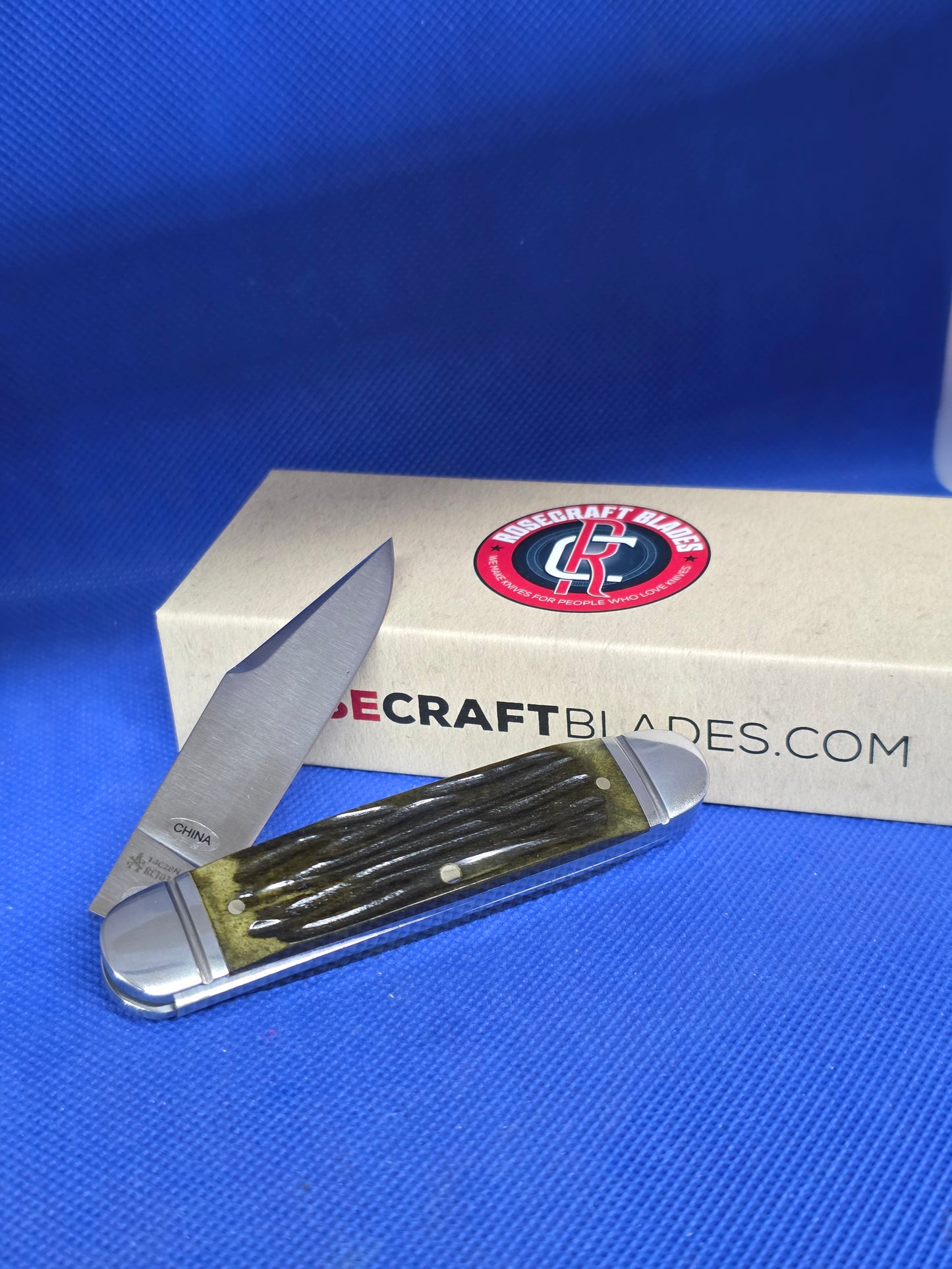 RoseCraft Birchfield Camp Jack Green Jigged Bone RCT034-GJB