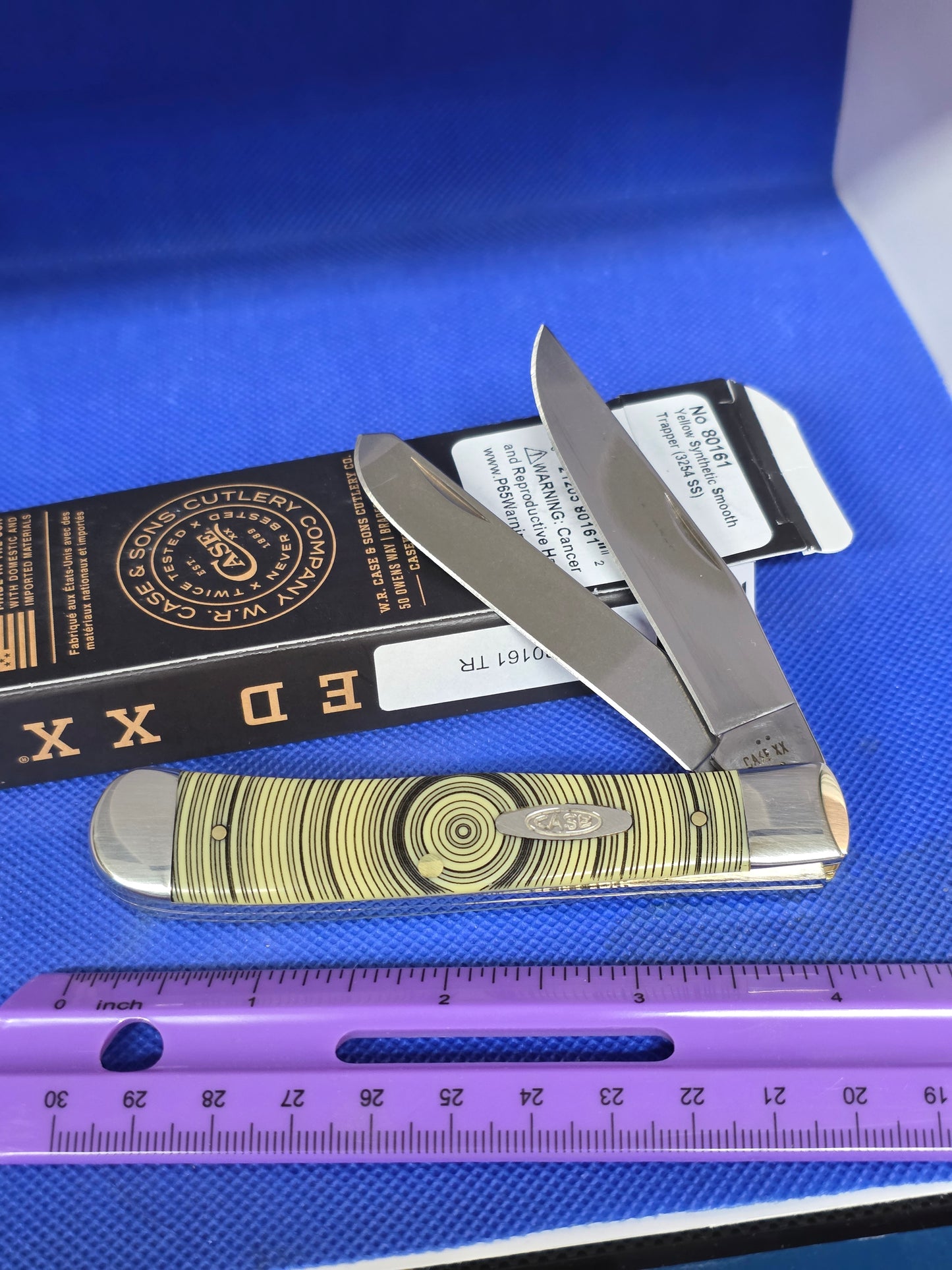 2025 Case XX Yellow Trapper Tree Ring 80161 TR SFO