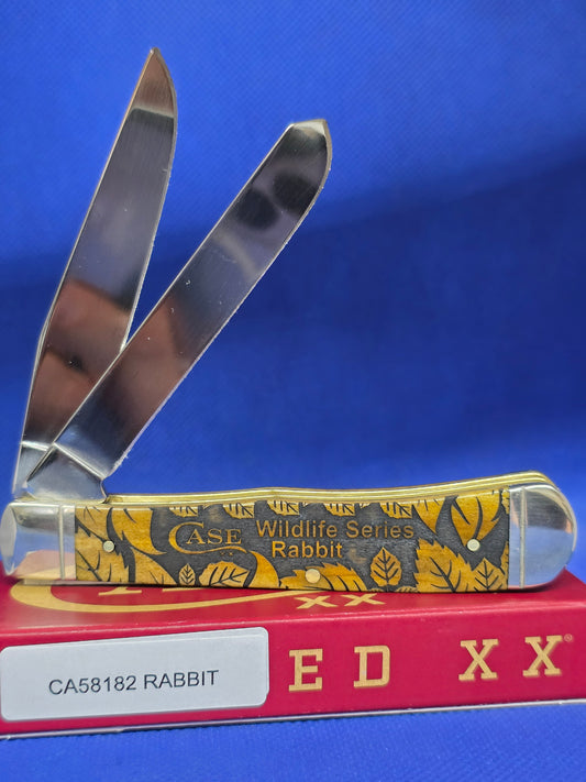Case XX - Antique Bone Trapper - Rabbit Wildlife Series - CA58182-Rabbit
