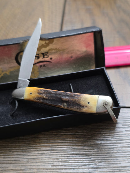 1978 Case XX 5220 Stag Peanut with bail with box