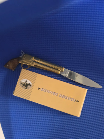 Rough Rider Pistol Knife Wood Grips RR264 Early Run 1st Edition NIB
