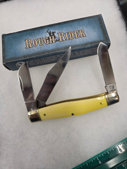 Rough Rider - Yellow Synthetic Large Stockman RR603