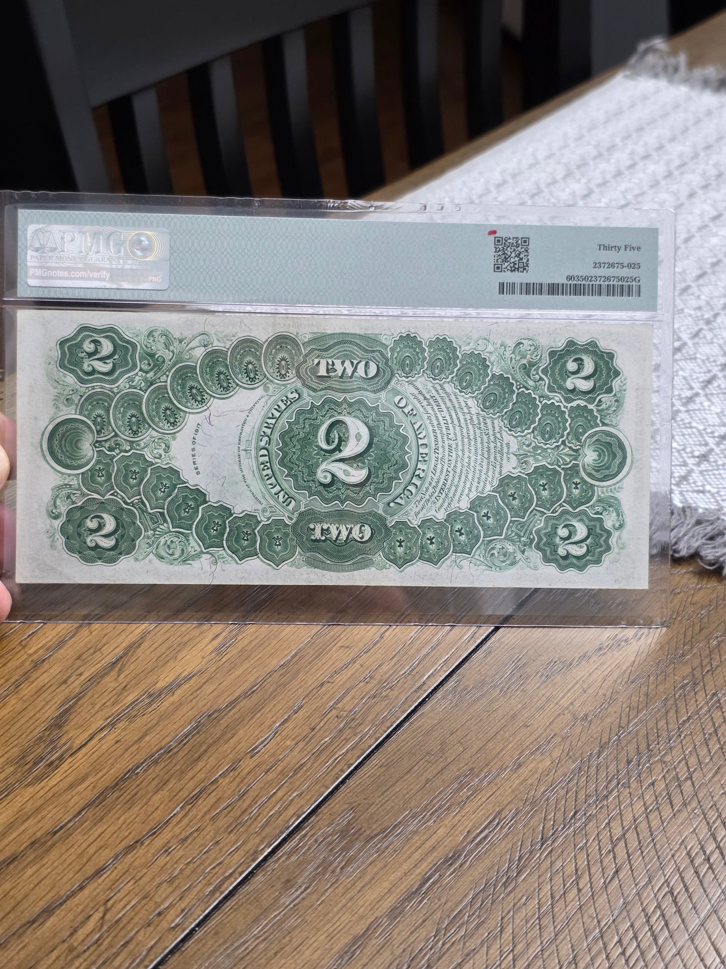 1917 Series $2 USN Two Dollar United States Note Choice VF35