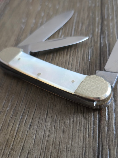 Fight'n Rooster Mother Of Pearl Canoe Captain's Rooster