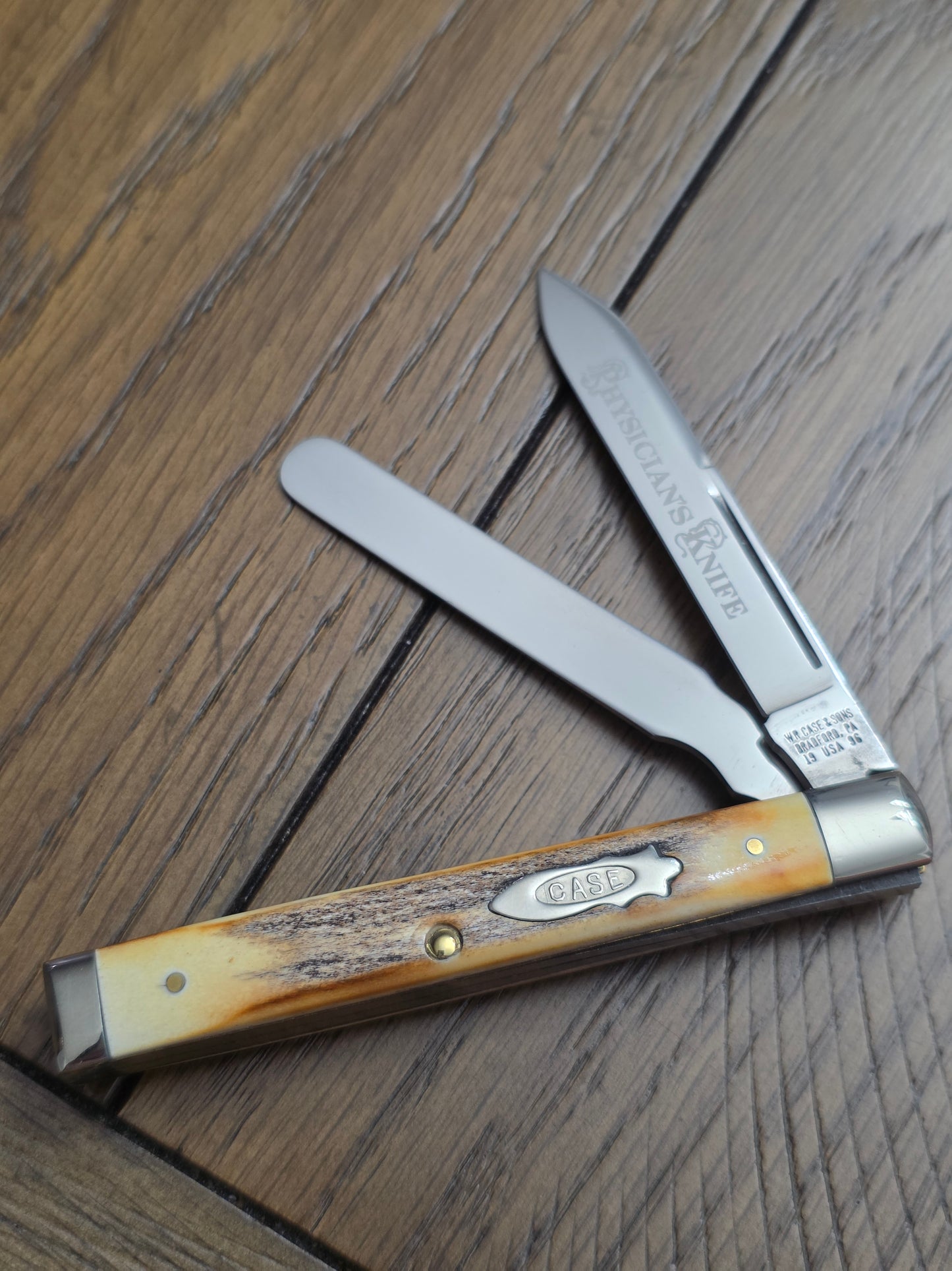 1996 Case XX Classic Doctors Knife with Spatula with Stag Handle