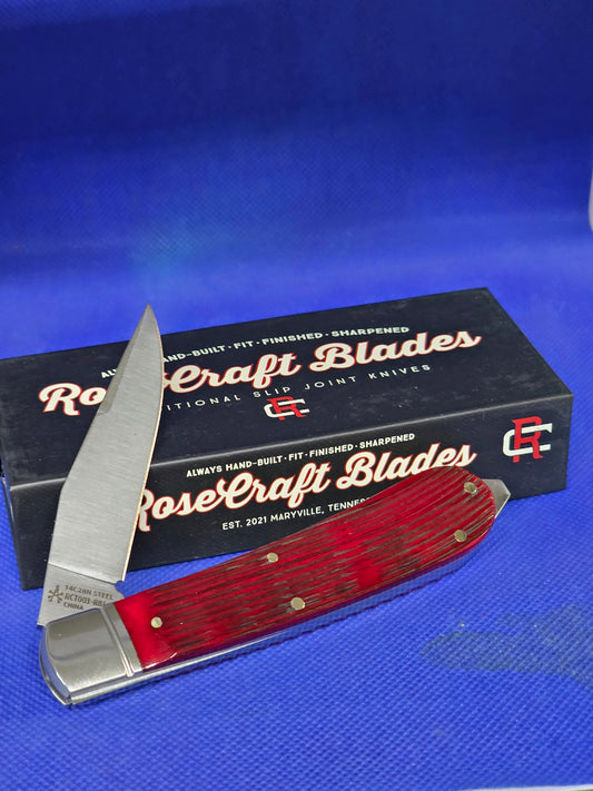 RoseCraft Appalachian Jack Red Barnboard Jigged Bone RCT003-RBJ