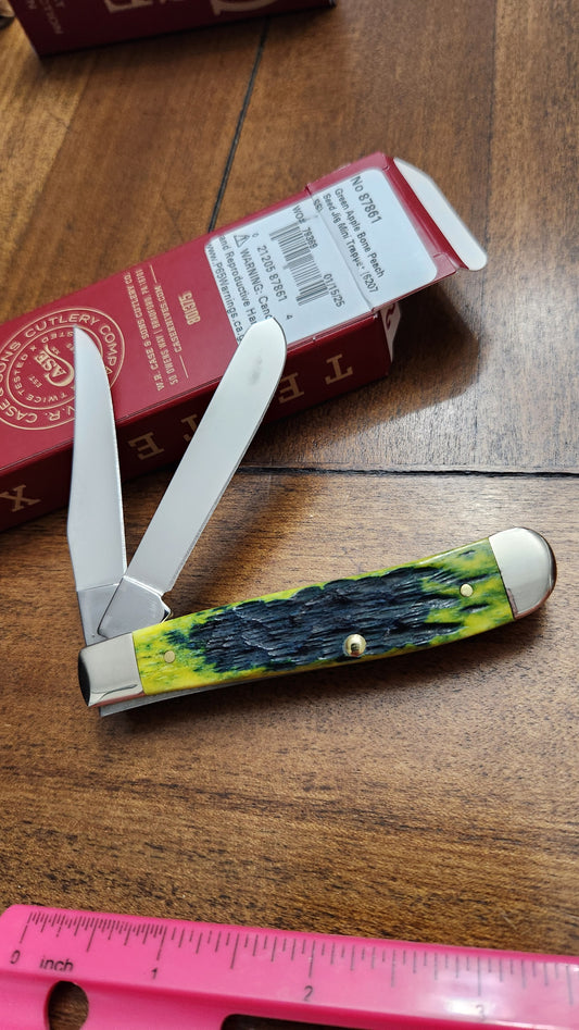 2025 Case XX Green Apple Jig Bone Mini Trapper First Production Run 1 of 250 87861