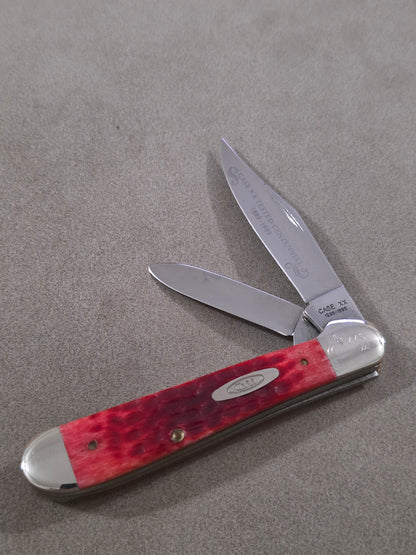 1989 Case XX Red Bone Handle Copperhead Centennial Pocket Knife