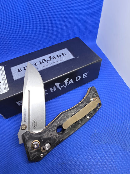 Benchmade 273-03 Mini Adams Carbon Fiber CPM Magnacut - New - Black Class