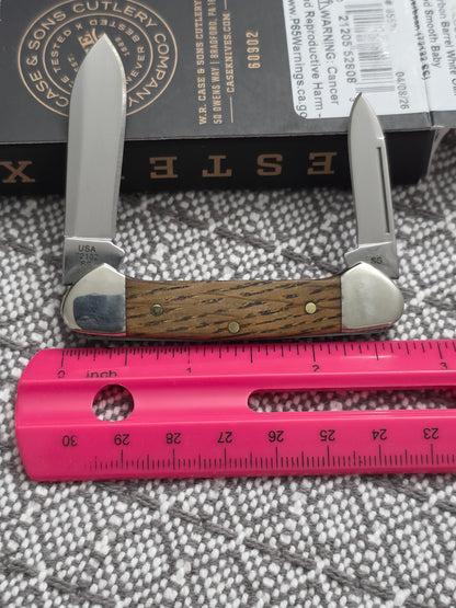 2026 Case XX Bourbon Barrel Wood Handle Baby Butterbean Exclusive 52808