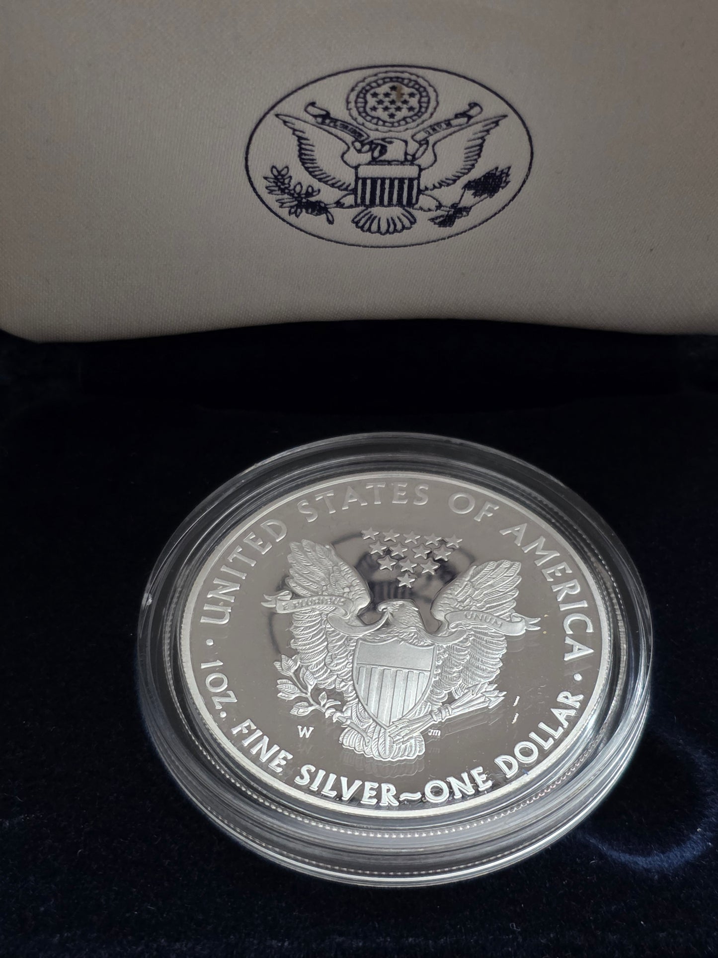 2008 SAE Proof Silver American Eagle $1 New in Box