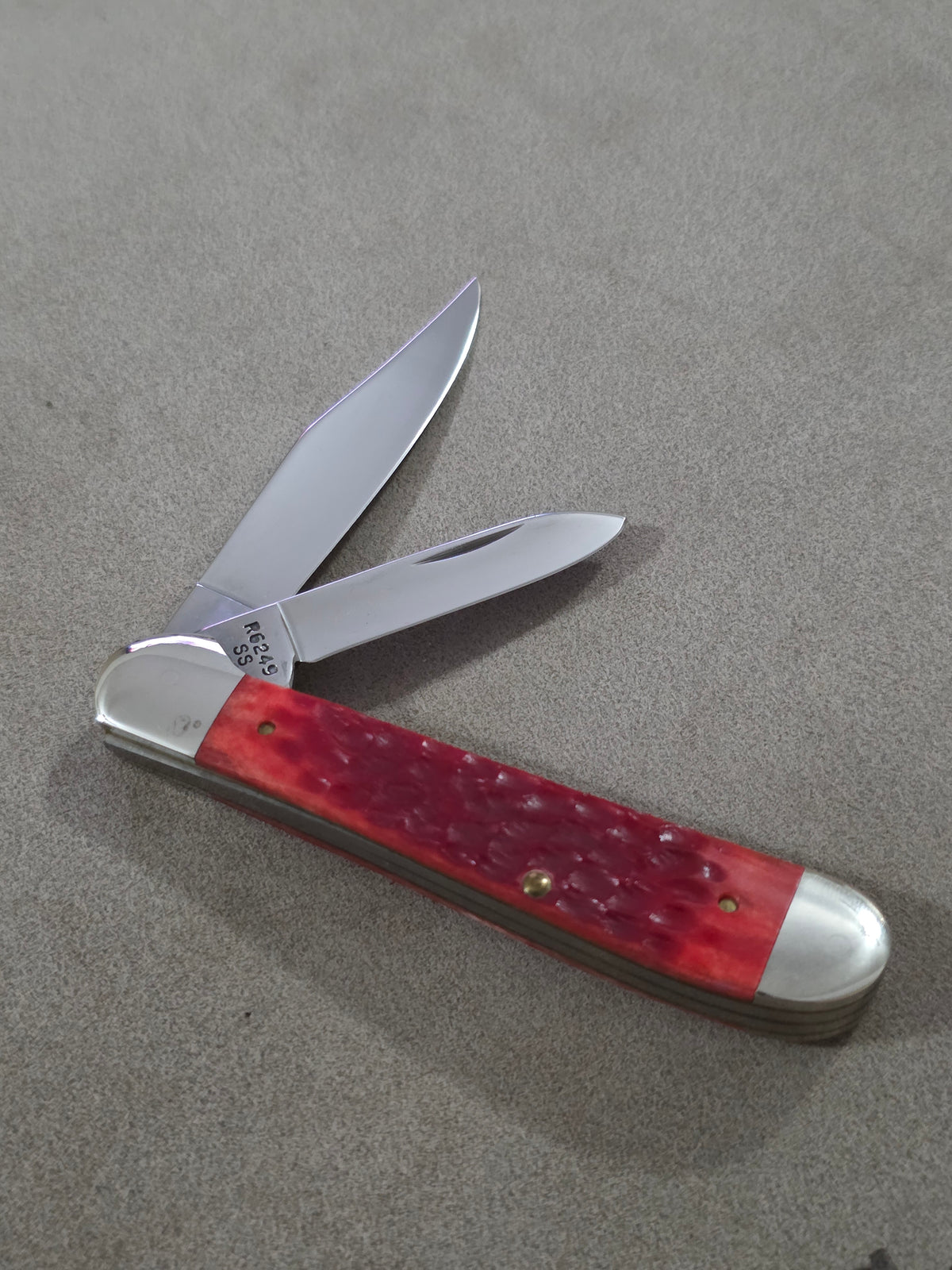 1989 Case XX Red Bone Handle Copperhead Centennial Pocket Knife