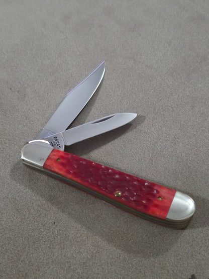 1989 Case XX Red Bone Handle Copperhead Centennial Pocket Knife