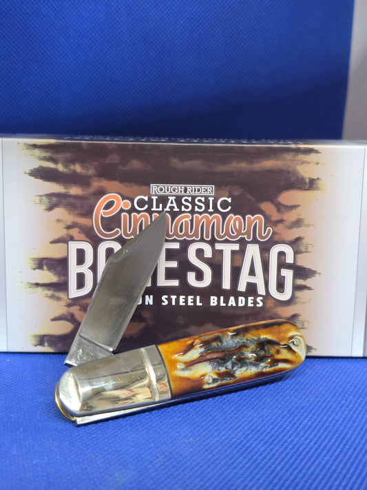 Rough Ryder Classic Cinnamon Stag Barlow Carbon Steel RR2429