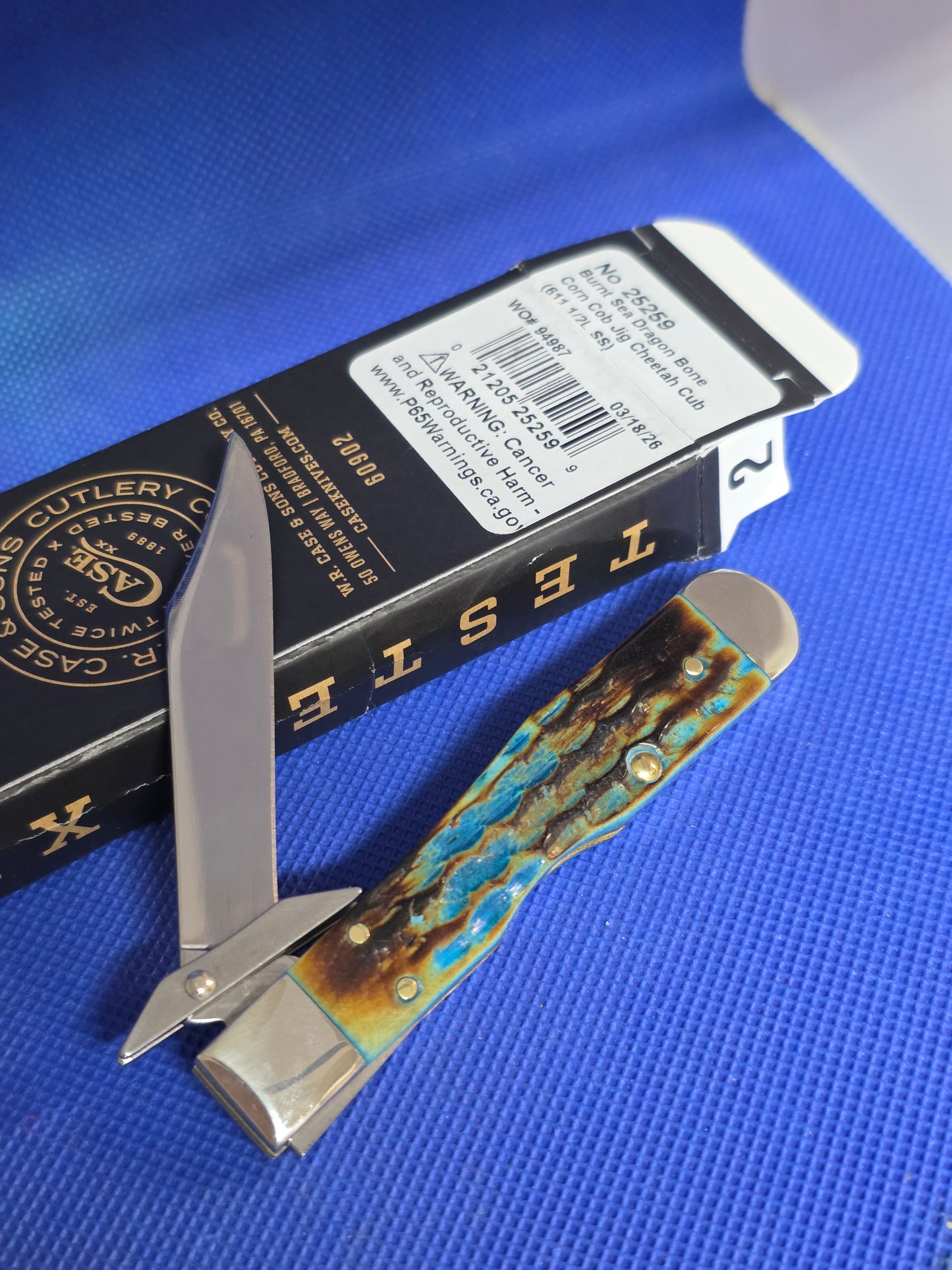 2026 Case XX Burnt Sea Dragon Bone Cheetah Cub SMKW Exclusive Sold Out 25259