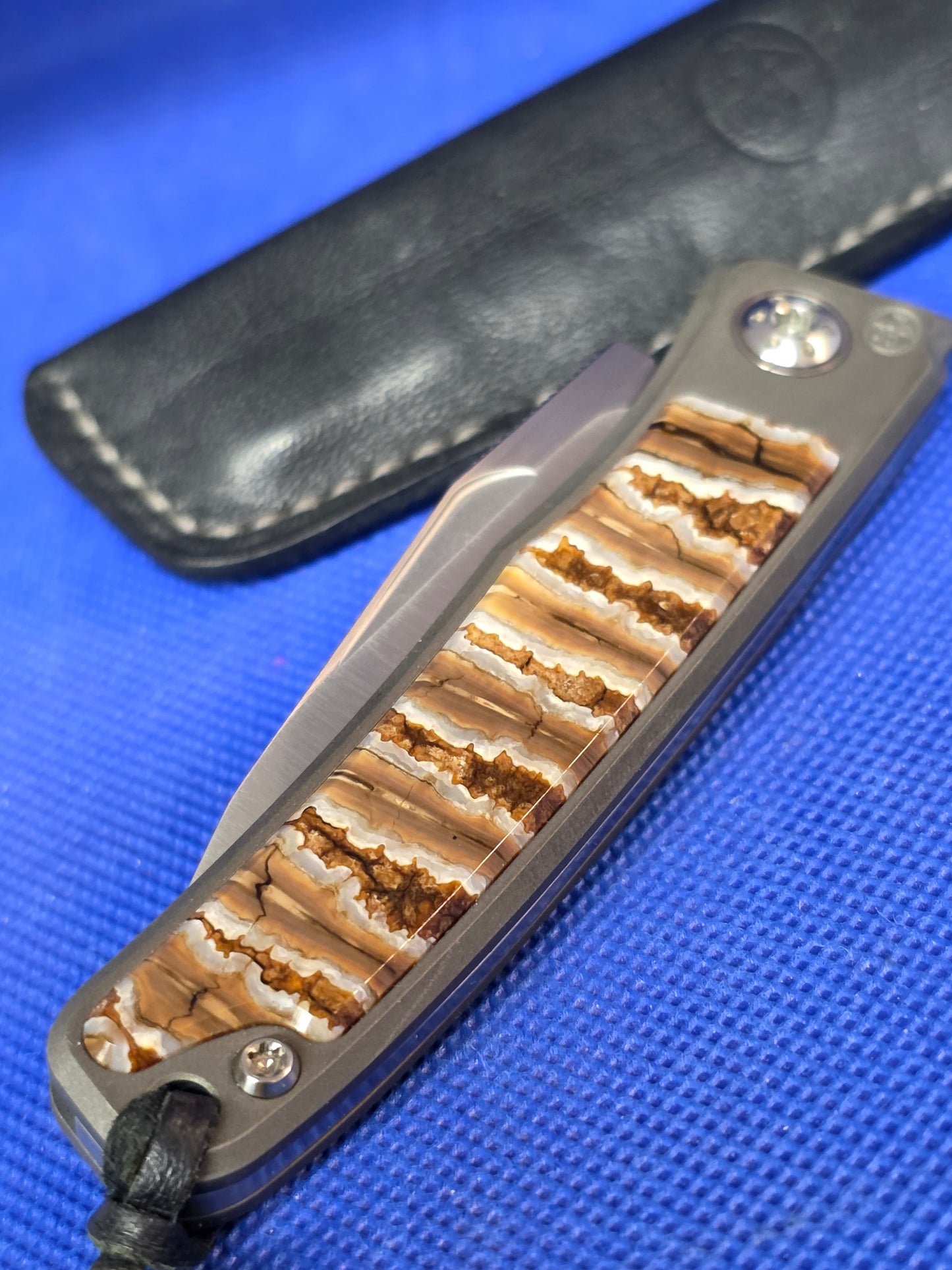 Arno Bernard Rinkhals Custom - Mammoth Tooth Handles Excellent Condition