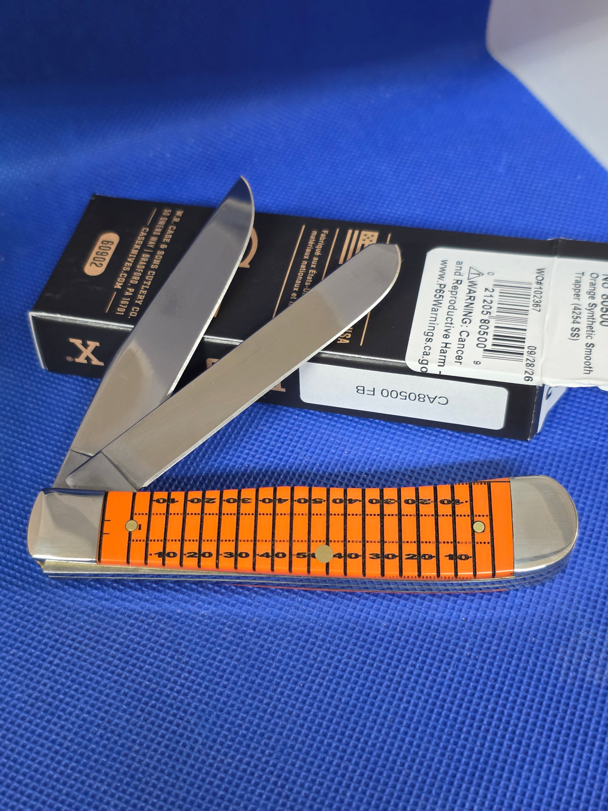 Case XX 4254 Orange Synthetic Football SFO Smooth Trapper 80500 FB