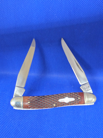 Rough Rider - Brown Gunstock Muskrat - Anvil Tang Stamp