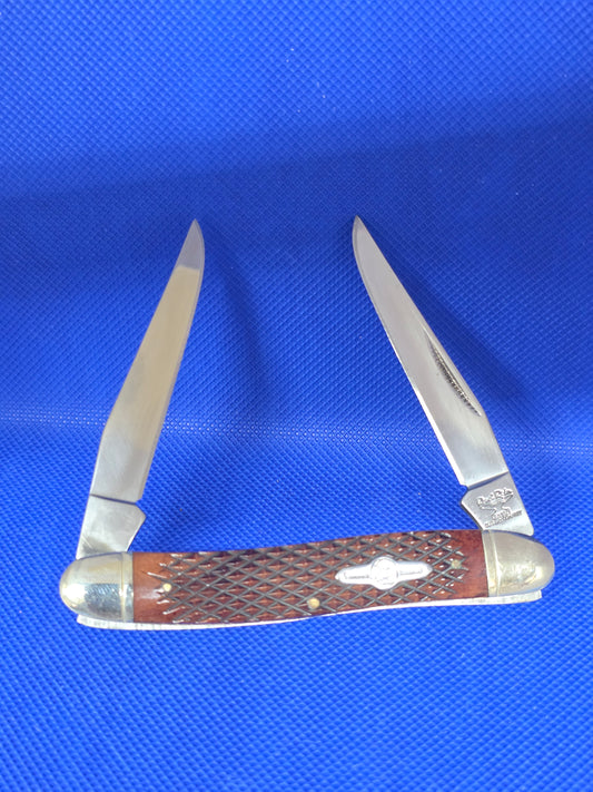Rough Rider - Brown Gunstock Muskrat - Anvil Tang Stamp