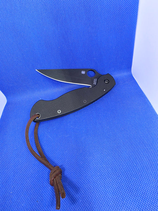 Spyderco Military 2 - Plain Black Linerlock - CPMS30V - Lightly Used