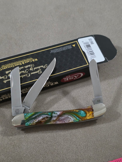 2025 Case XX Abalone Corelon Handle Stockman NIB 9318AB