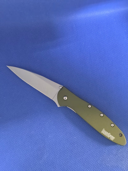 Kershaw Leek Olive Green USA Speedsafe - 1660OL